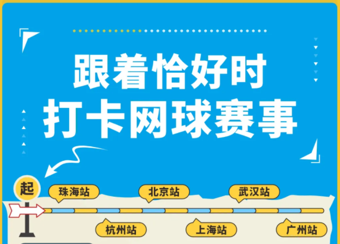 我們來(lái)了，跟著恰好時(shí)打卡網(wǎng)球賽事！